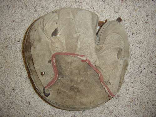 Early 1900's Hook & Eye Crescent Mitt Back